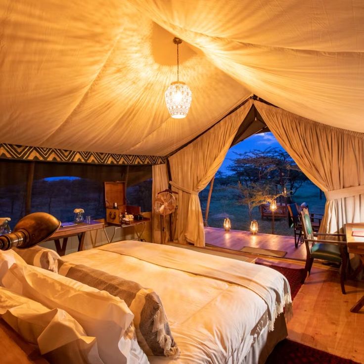 Luxury tented camp